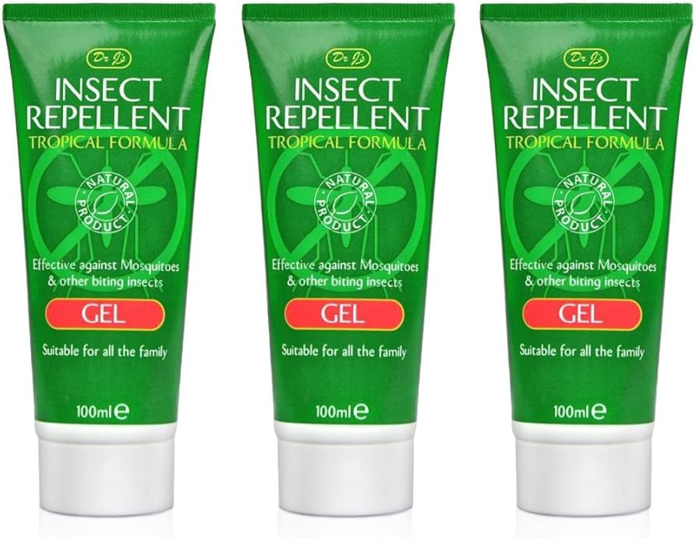 DR J'S MOSQUITO N INSECT REPELLENT GEL 100ML